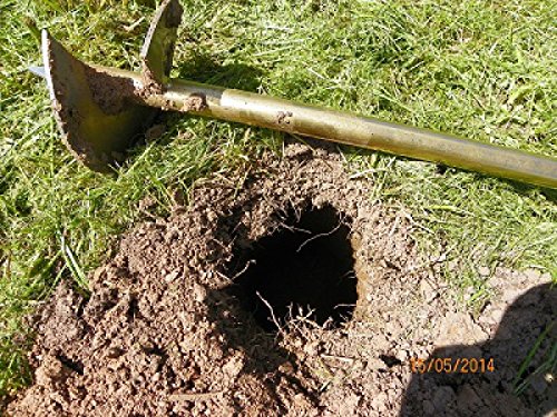 Erdbohrer Erdlochbohrer 200 mm Pflanzbohrer Pfahlbohrer Handbohrer - 4