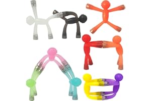 JRD&BS WINL Mini Magnetische Figuren Spielzeug für Kinder Spielzeugmagnete Spiel Kühlschrank Magnete Männchen Reisespielzeug für Kinder 10 Pcs Gummi Magnet Spielzeug für 3-12 Jahre alt (Transparent)