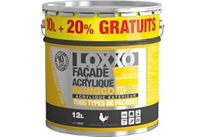 LOXXO Peinture Façade Acrylique 12L Ton Pierre 12 L