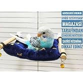 Ozzipetshop Kuş Yastığı - Muhabbet Kuşu Uyku Yatağı -Yumuşak Uyku T&uuml;neği S&uuml;priz Hediyeli!