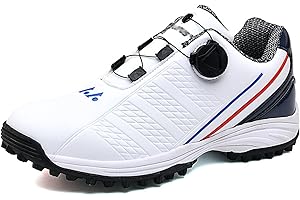 BLISSBUILT Décontracté Chaussures de Golf Chaussures de Golf Chaussures de Golf sans Crampons Chaussures de Golf pour Hommes Golf Shoe légères pour Les Sports de Golf en Plein air