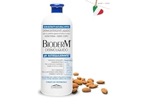 BIODERM BIODERMOCOSMETICI BioDerm Dermoliquido Detergente per Pelli Sensibili e Igiene Intima 1000 ml - Detergente Delicato per Neonato - Dermodetergente per Anziani e Disabili - Assente da Paraffina