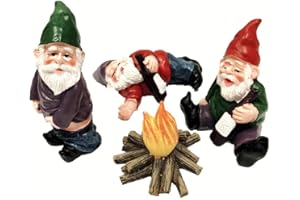 KAMNDEX Gartenzwerg Figuren Dekoration, Lustige Freche Pinkelnde Gartenzwerg Gartenzwerg Angeln Figur Zwerg Deko Machen Menschen Glücklich, Geeignet für die Dekoration von Innen und Außenobjekten im Garten