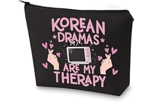 WZMPA Bolsa de maquillaje coreana para cosméticos, regalo para amantes de los dramas coreanos son mi terapia, bolsa con cremallera para mujeres y niñas, Korean Dramas BL, Ajuste: