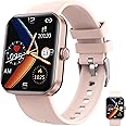 TedmAr Blood Glucose Smart watch, Android Smart Watch Text and Call for Women Mens Kids 10-12 Girls Boys, Sports Fitness Smart Watch with Blood Sugar Monitor,Pink