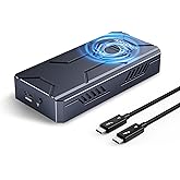 M.2 NVMe SSD obudowa do Thunderbolt 4/3 z wentylatorem, obudowa NVMe ANYOYO 40 Gbps, obudowa USB 4 M.2 SSD do PCIe 2280 M-Key