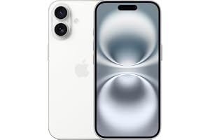 Apple iPhone 16 128 GB: 5G Mobile Phone with Camera Control, A18 Chip and a Big Boost in Battery Life. Works with AirPods; White