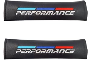 Garegce 2PCS Car Seat Belt Covers Universal Fit, Carbon Fiber and Microfiber Leather Shoulder Strap, Breathable Neck and Shoulder Protect for Men & Women – Fits All Cars