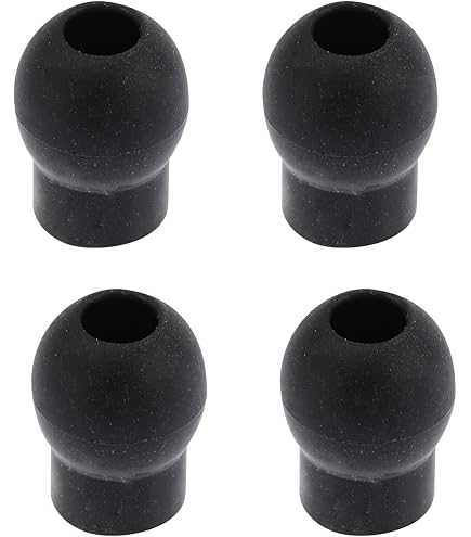 Set Da 10 Gommini Auricolari In Silicone Nero Per Stetoscopio - Punte Di Ricambio Piccole, Facili Da Pulire, Per Uso Medico Professionale