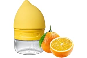 TENTA TENTA KITCHEN 3-in-1 Citrus Orange Juicer Lemon Manual Hand Squeezer with Built-in Measuring Cup Grater Multi-function Hand Juicer, 4.92 x 2.95 inch