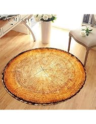 Teppiche Matten Xuhon Vintage Anti Rutsch Runde Teppich Teppich