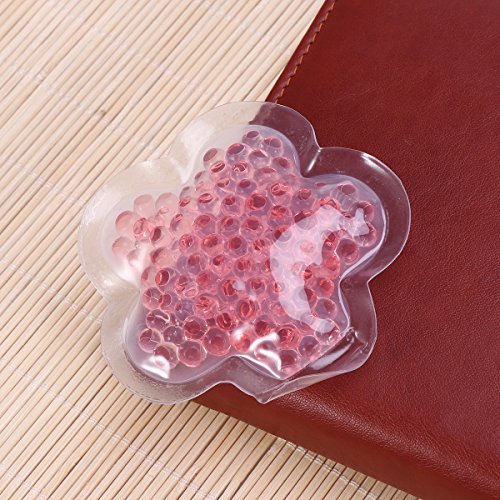Healifty Mehrfachkompresse Kalt-/Warmkompresse Blume Form Thermoperlen für Erholung und Physiotherapie 12CM (Rosa)