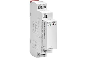 GAEYAELE Voltage Monitoring Relay Phase Sequence and Phase Failure Protection Relay AC220V-460V 10A 1SPDT(GRV8-03,M460)