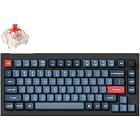 Keychron V1 Max RGB TKL Mekanik Red Switch 2.4 GHz Kablosuz İngilizce Siyah Klavye