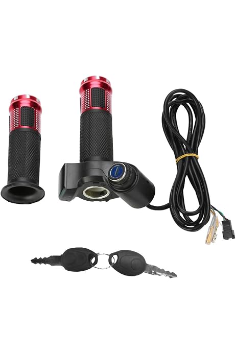 Acelerador Para Bicicleta Eléctrica - Display Digital 12-84V (Oro)