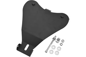 NATGIC Motorcycle Solo Seat Baseplate Base Plate Base Pan Heavy Duty Steel Black Fits for Harley Sporster 883 1200 Chopper Bobber