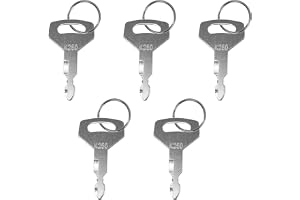 5-pack K250 tändnyckel med ringar kompatibla med Kobelco SK250