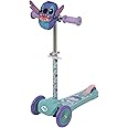 Stitch Mini Go! Tilt 3 Wheel Scooter with Squishle - Adjustable Boys and Girls Scooter - Official Kids Scooter for Ages 3+ - Toddler Scooter - 3 Wheeled Scooter