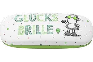 Sheepworld Brillenetui mit Motivdruck | Hartschalen-Etui, aus robustem Kunststoff mit samtigem Innenfutter, 17,5 cm x 6 cm x 3,5 cm | Geschenkartikel