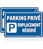 Cartello Divieto Di Sosta Parcheggio Privato - 200 Mm, In Alluminio Dibond 3 Mm, Prodotto In Francia