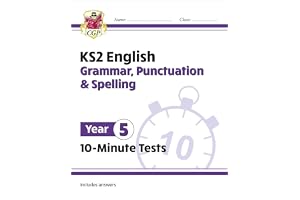 Coordination Group Publications Ltd (CGP) KS2 Year 5 English 10-Minute Tests: Grammar, Punctuation & Spelling