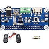 Coolwell WM8960 Audio Module Hi-Fi Sound Card HAT for Raspberry Pi 4B+ 4B 3B+ 3B 2B+ Zero W WH 2W Stereo CODEC Play/Record