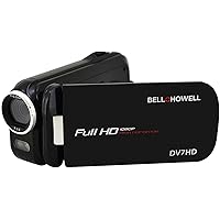 Bell+Howell Slice2 DV7HD-BK Full 1080p HD Camcorder with Touchscreen and 60x Zoom with 3-Inch LCD (Black)