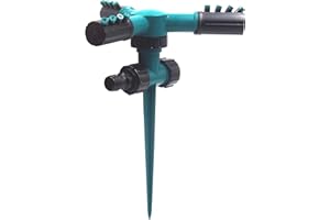 Holzsammlung Arroseur de Jardin, Arroseur de Pelouse, Arroseur Automatique Rotatif à 360 degrés pour Jardin, pour Arroser Les Plantes Fleurs Légumes(C)