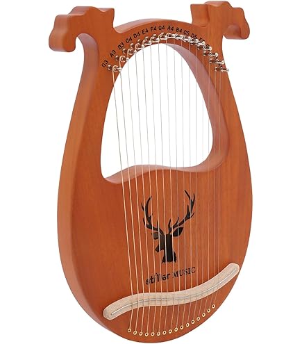 LVYUDS 24 Snaren Draagbaar Lyre Harp Met Beschrijving Vuren Snijwerk Toonladders Lierharp Metalen Codecs Beginners Schoot Meditatie Voorstelling 2186533965