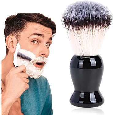Set Rasage Blaireau Argenté Pour Homme Haryali London - Manche Laiton, Poils De Blaireau