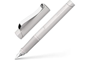 Schneider Pióro wieczne Base (leworęczne, pióro M, w zestawie wkład atramentowy królewski niebieski) taupe