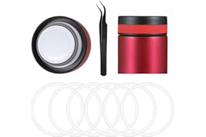 NEYAUO 6 Pcs Water Bottle Gasket Replacement for Hydro Flask Wide Mouth Flip, 2 Inch Silicone O Ring, Water Bottle Seal Ring Replacement for Hydroflask with Tweezers