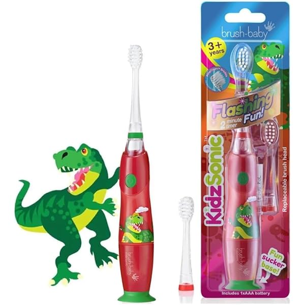 Jurassic World Kids Toothbrush Travel Set – Includes Strawberry