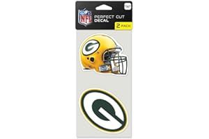 Wincraft Kansas City Chiefs 2er Set gestanzten Abziehbilder Packer Green Bay