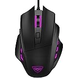 CP3 Gaming Mouse 6 Buttons 3200 DPI Adjustable USB Mouse PC Mouse Wired with 4 LED lighting Computer Mouse for Laptop Desktop