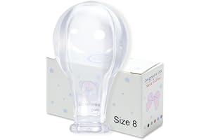 LittleForBig Vuxen Extra Stor Storlek 20,3 cm Godis Glans Färgrik Genomskinlig Napp Napplock - Extra Stor Ersättning Stor Brö