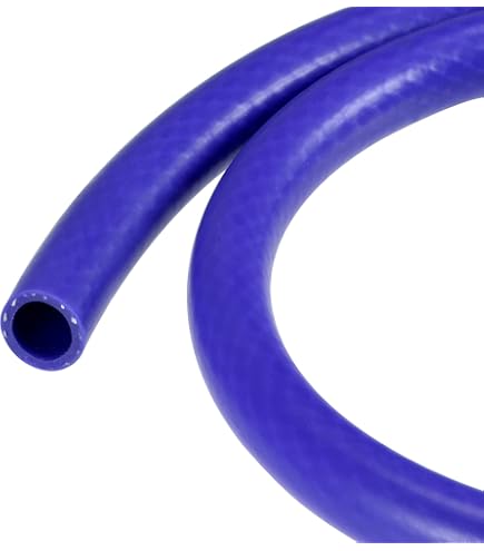Durite Silicone Bonrath - Coude 180° - Longueur 50 Mm, Ø16 Mm - Bleu - Pour Air Et Eau