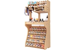 Bucasso Plastica Modello Vernice Rack Modello Strumento Organizzatore di stoccaggio All-in-One Modello Banco di lavoro Assemblea Plastica Modello di costruzione di stoccaggio GK SY