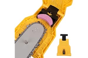 MEIION kimeo Affût’PRO – Affûteur de tronçonneuse ultra-rapide, précision instantanée Affûteur de tronçonneuse professionnel avec aiguiser, outil de précision pour bûcherons