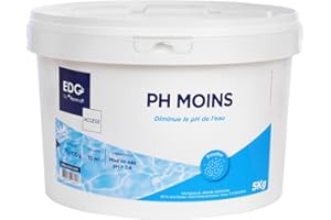 EDG by AQUALUX INTERNATIONAL - PH Moins Piscine - Correcteur pH Moins- Améliore Le Confort de Baignade et la Qualité de l'eau - Haute Concentration - Poudre - Seau 5kg - Gamme Access