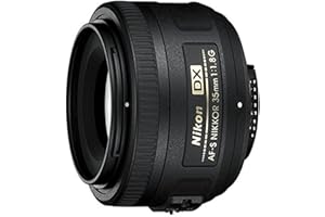 Nikon AF-S DX 35 mm f/1.4 G – Objectif pour Nikon à Monture F (Distance focale Fixe 52.5 mm, Ouverture f/1.8) Noir