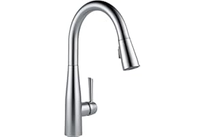 Delta Faucet 9113-AR-DST Essa pojedynczy uchwyt wyciągany kran kuchenny z magnetycznym dokowaniem, stal arktyczna