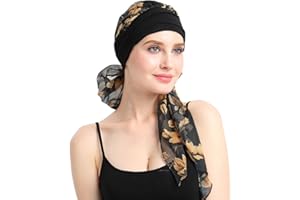 FocusCare chemo turban nakrycie głowy dla kobiet po chemioterapii chorych na raka, Autumn Day, jeden rozmiar