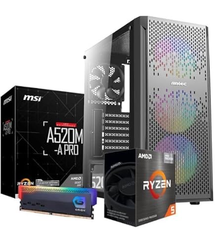 STGAubron Gaming PC Desktop, GeForce RTX 2060 Super 8G, AMD Ryzen