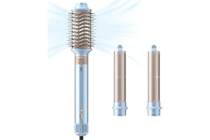 WEBEAUTY [3 in 1] Air Styler & Spazzola Asciugacapelli, [110000 RPM] Spazzola Phon ad alta velocità Asciugatura rapida, 32 mm Automatico arricciatura dell'aria, volumizzante, lisciante, con cura ionica