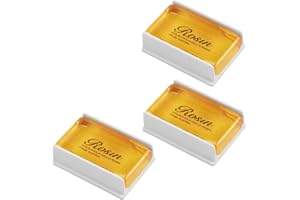 SYHSYC Kolophonium 3 Stück, Kolophonium Natürliches zum Violine Cello Viola, Geige Kolophonium, Rosin Violine, Rosin Cello, Naturharz Staubarm zum Bögen Zeichenfolge, Kolophonium für Streichinstrumente