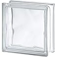 SEVES GLASSBLOCK Clear Wave (Pack of 5)(Construction Block)