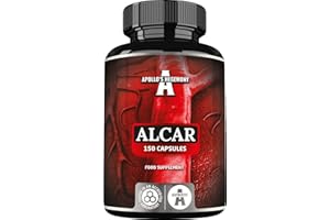 Acetyl L-Carnitine HCL 550 mg | ALCAR 150 Capsules | 5 Months Supply | High Dose Amino Acid L-Carnitine Dietary Supplement to Protect Mitochondria | by Apollo's Hegemony