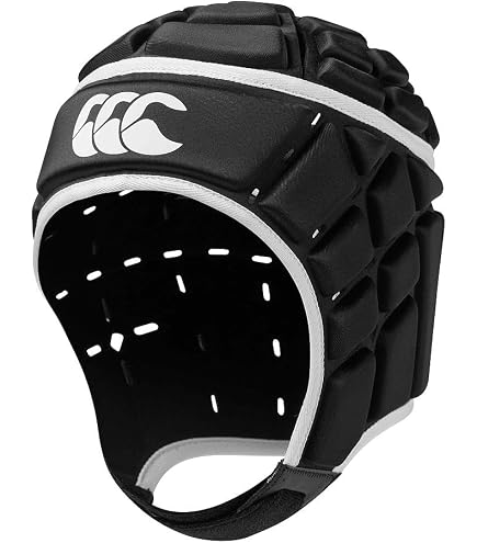 Gilbert Air Headguard – Casque De Rugby Validé World Rugby – Rouge, Adulte – Circulation D'Air Optimisée, Vision Périphérique Améliorée