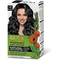 SESA Natural Black Hair Colour For Women and Men Long Lasting ...
